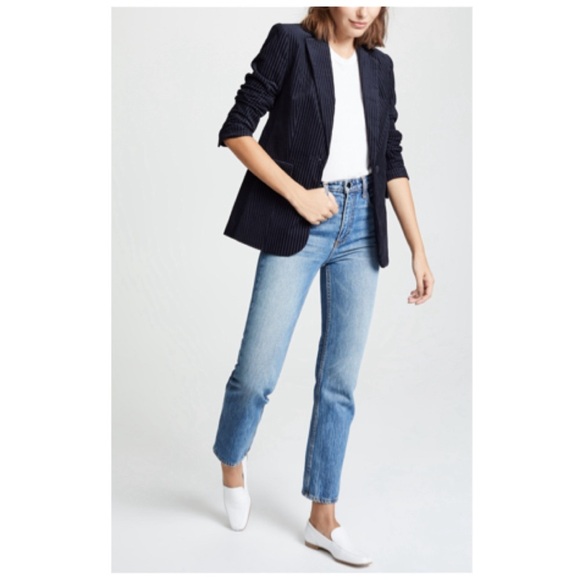 FRAME fine varigated corduroy blazer jacket 0 - Picture 2 of 8